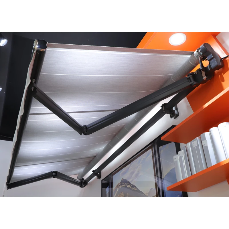 

Customized Manual Sun Shades Outdoor Awnings Canopy Patio Retractable Awning for Leisure Space