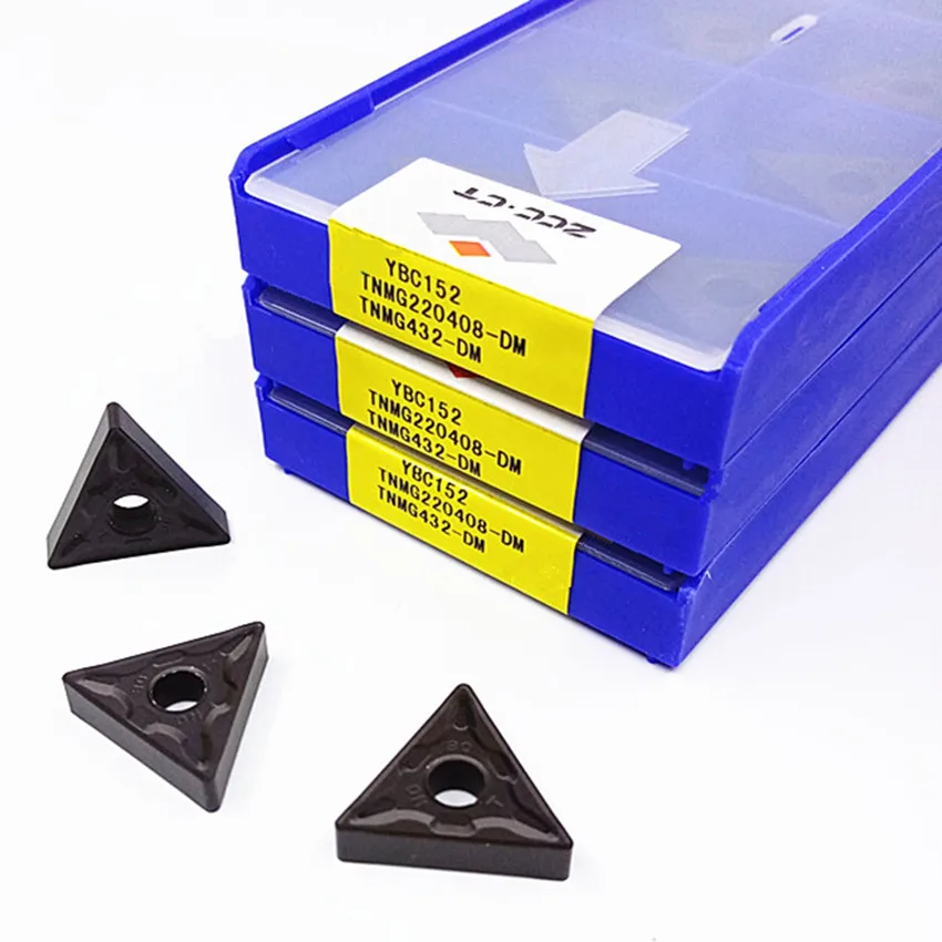 TNMG220404-DM YBC152/TNMG220408-DM YBC152/TNMG220412-DM YBC151 TNMG331 TNMG332 TNMG333 ZCC.CT CNC carbide inserts 10pcs/box