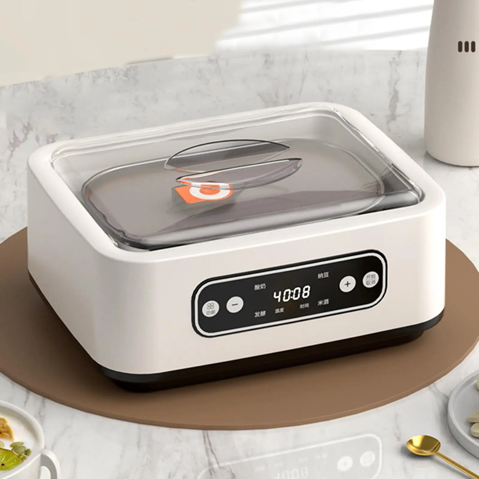 Yogurtera Pequeños Electrodomésticos de Cocina Hogar Profesional Acero Inoxidable