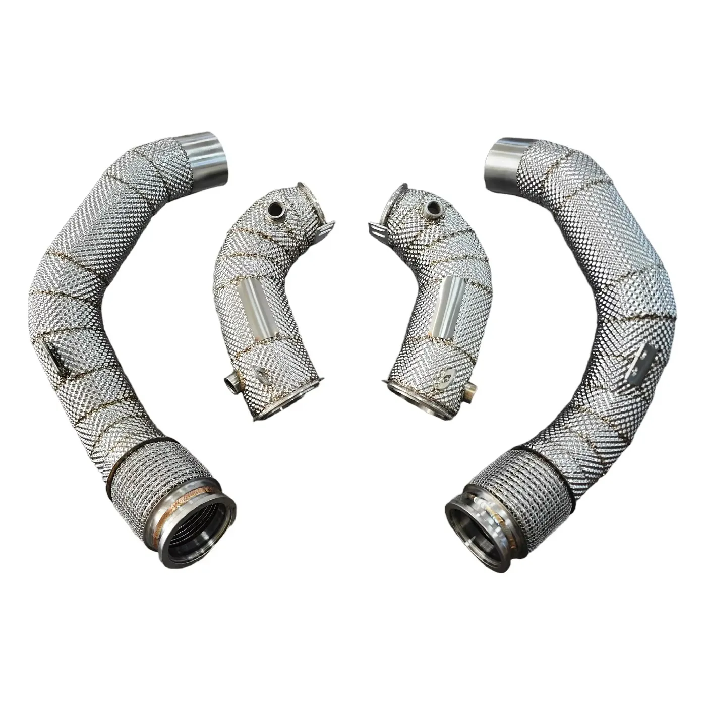 ACE Racing Flow Auspuff-Downpipe für BMW M5 F90/M8 F91 F92 F93 4.4T S63 Hochwertiges SUS304 Auspuffrohr mit Hitzeschutz – Detail 6