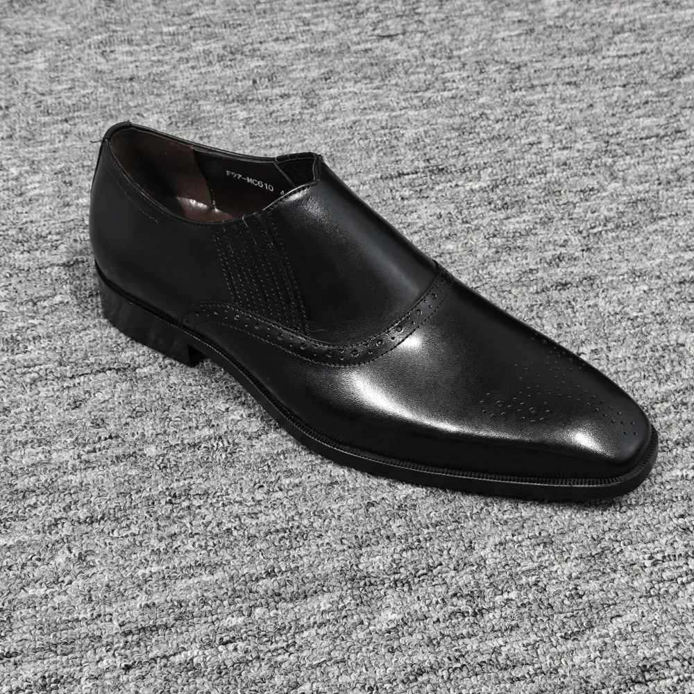 Customized Men's Genuine Leather Shoes Breathable Anti-Slippery Office Formal Casual Dress Shoes Premium Handmade Leather Shoes