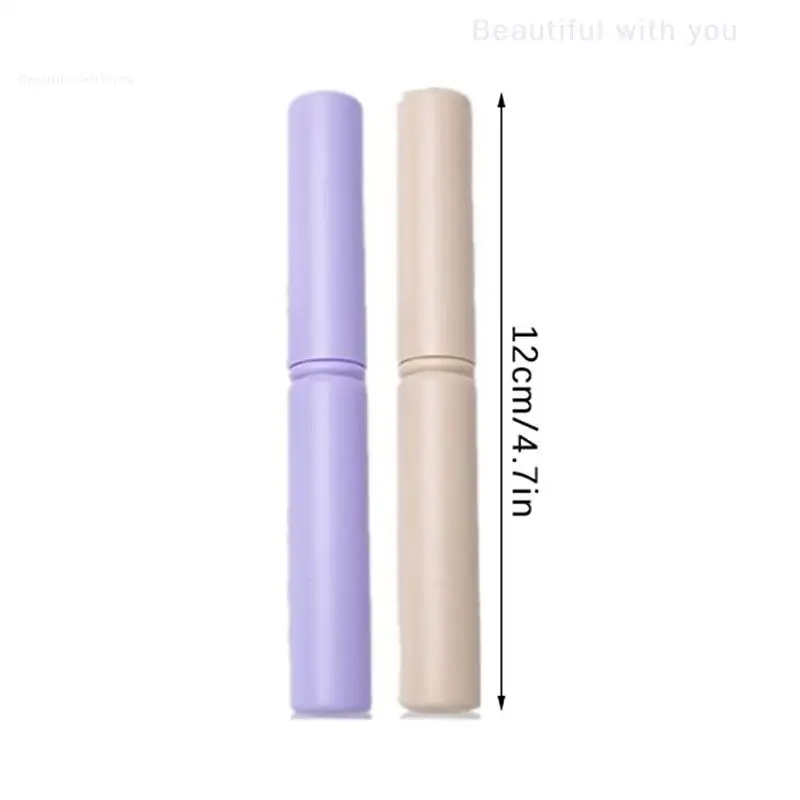 Zachte Make-Upborstels Met Ronde Kop Spons Concealer Borstel Lippenstift Poeder Bladerdeeg Nat Droog Gebruik Foundation Cosmetisch Gereedschap