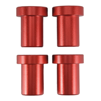 AB06 4Pcs Aluminum Alloy Bench Dog Clamp For T-Track Woodworking Workbench Positioning Planer Plug Fits Dog Hole