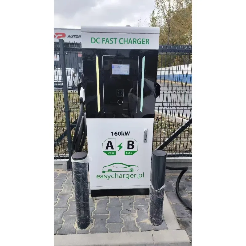 600A Dual Gun Split DC Fast Charger  Floor-Mounted EV Charging Station for Public Use ODM Manufacturer for EU Market