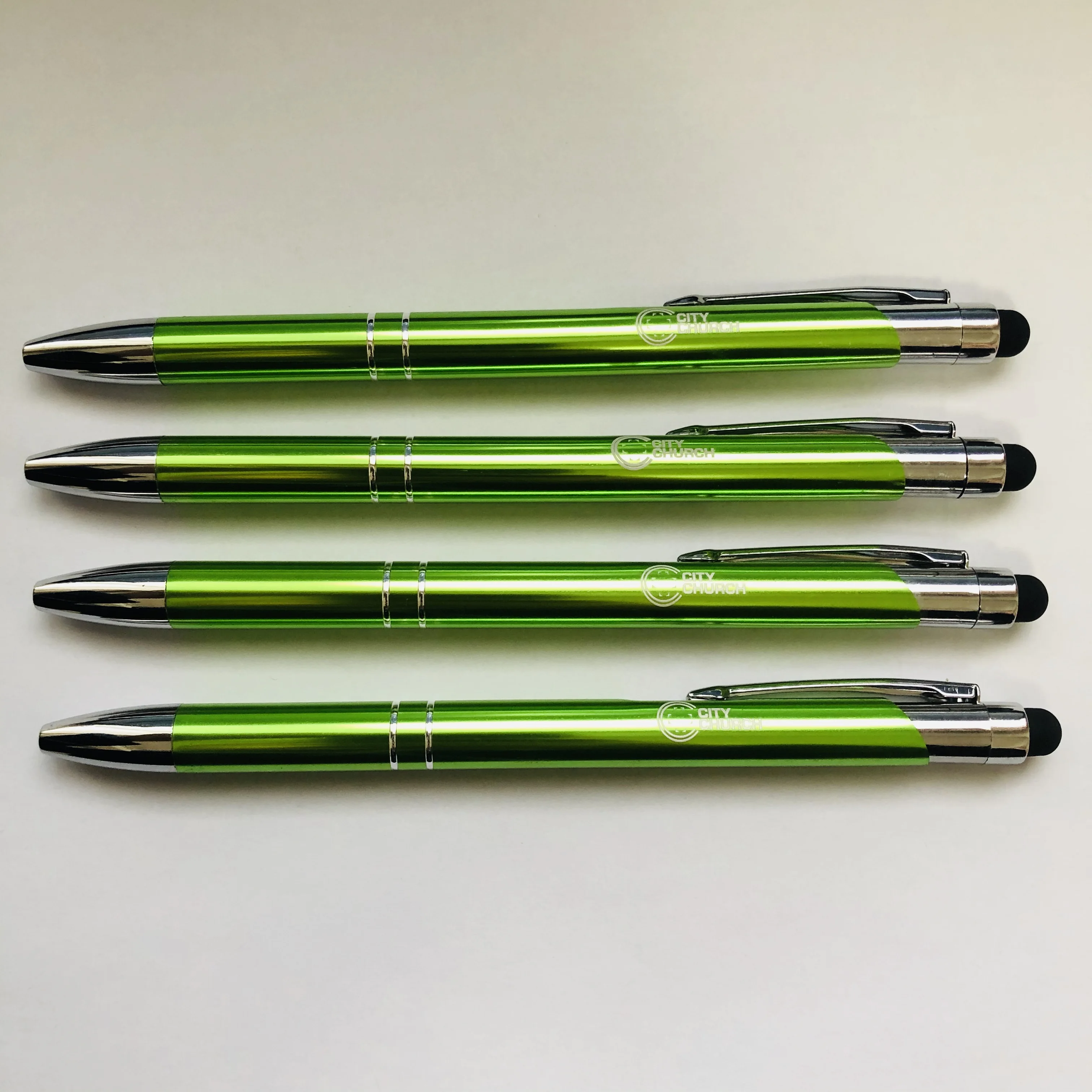 

Luxury Promotional lemon green Metal Ball Pen With Logo Customized Advertising lime Ballpoint Pen Engraving Personalized Gift