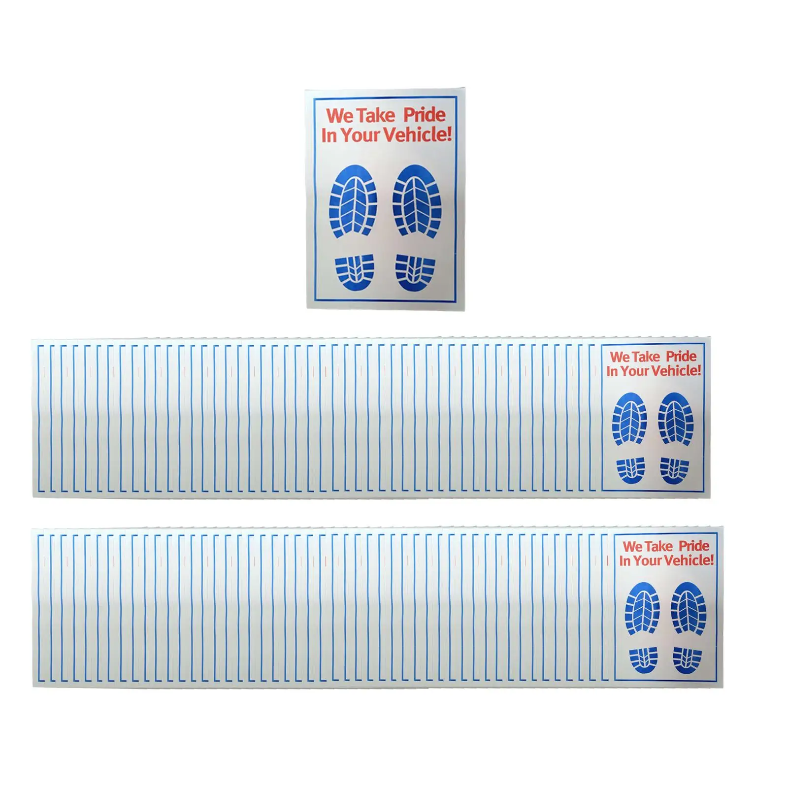 Car Foot Pad Paper Floor Mat Protector Car Interior Accessories for Restaurant