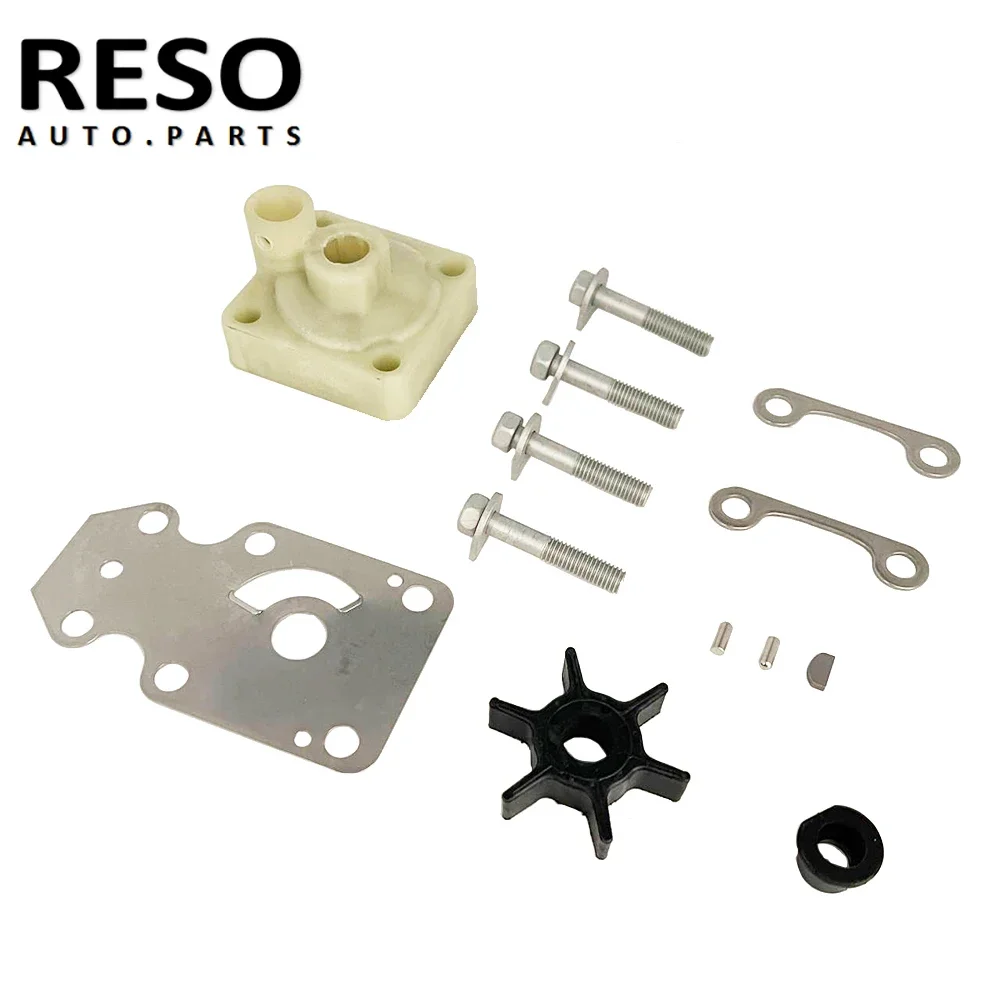 RESO   Water Pump Repair Kit For Yamaha Outboard 4T F9.9 F13.5 F15 F20 6AH-W0078-01 6AH-W0078-00-00 6AH-W0078 6AH-W0078-00