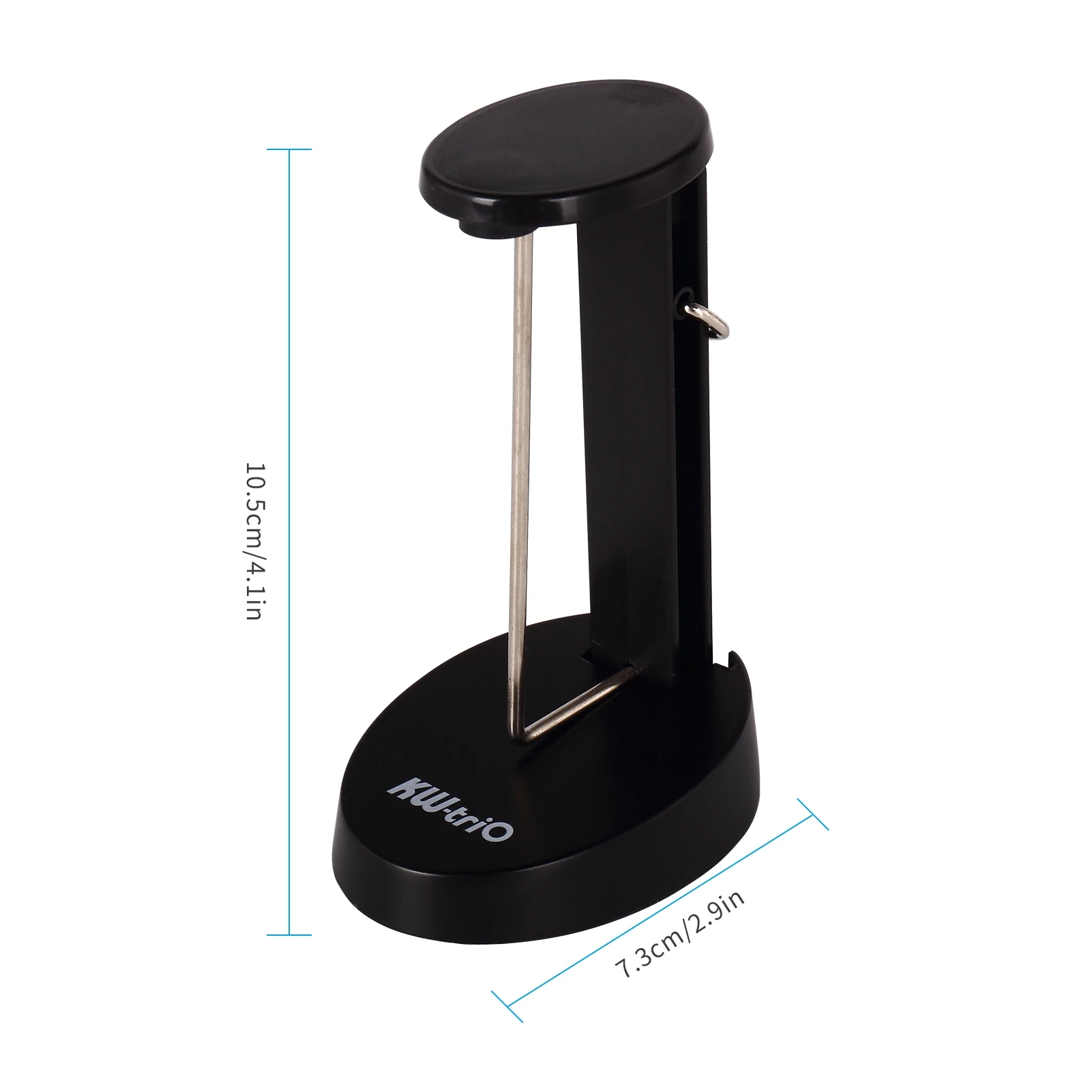 KW-trio Desk Receipt Holder Spike Stick with Hook Safety Cover Check Spindle Bill Notes Paper Memo Fork Restaurant Ticket Holder