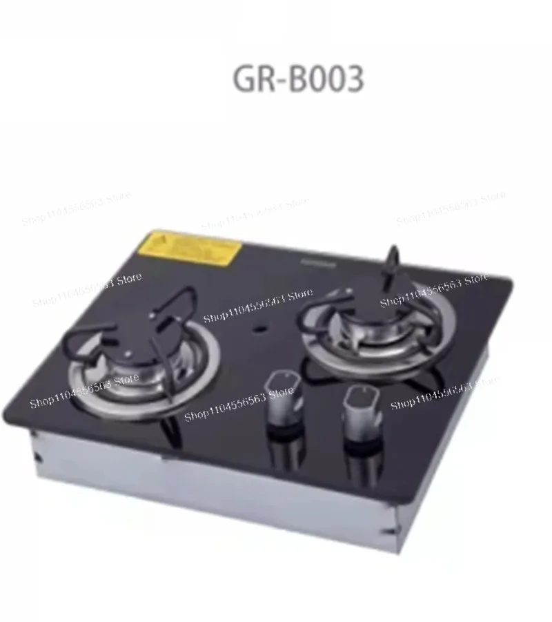 Upgrade Gas Stove 2 Burner Tempered Glass Stainless Steel LPG Cooktop for RV Apartment Camping Outdoor Tabletop