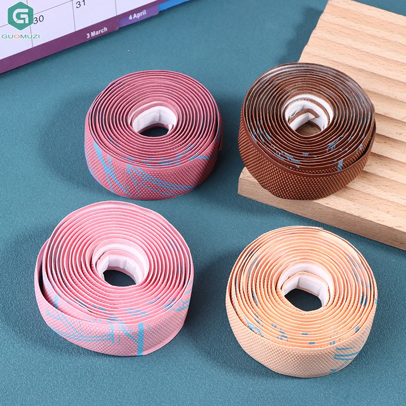 2 متر بولي PU مطاطا تمديد عدم الانزلاق امتصاص العرق حزام الطباعة مقبض لف حزام لف تمديد الصيد رود العصابة الرجال