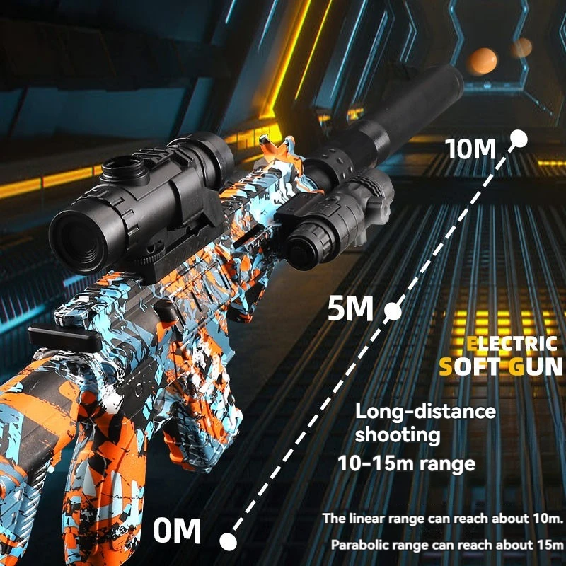 Spielzeugpistolen M416 Gewehr Soft Bullet Elektropistole Spielzeugwerfer Schießmaschine Waffen für Kinder Jungen Geburtstagsgeschenke