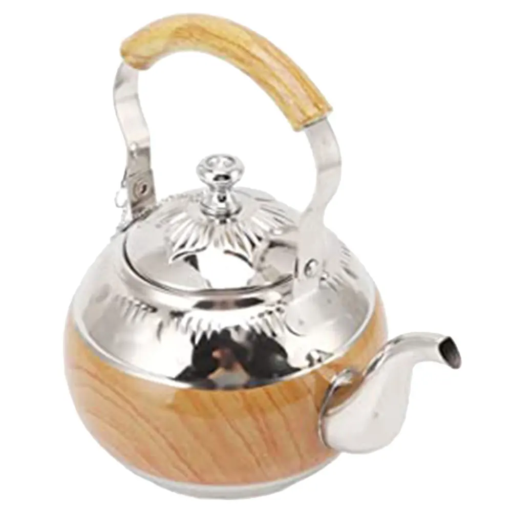 

Large Capacity Stainless Steel Teapot With Handle Leak-Proof Ergonomic Design For Home Office Hotel Kitchen Supplies