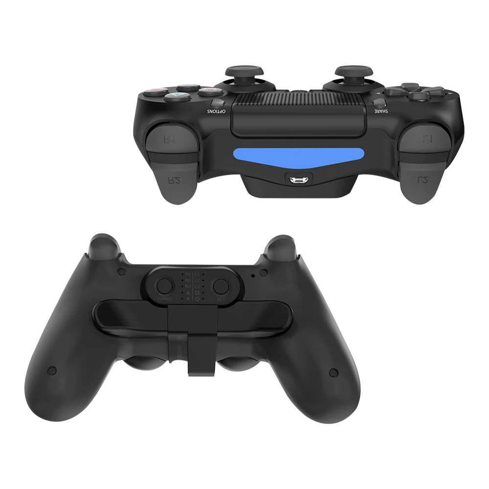 For PS4 Controller Paddles Extended Gamepad Back Button Attachment Joystick Rear Button With Turbo Keys Adapter Game Accessories