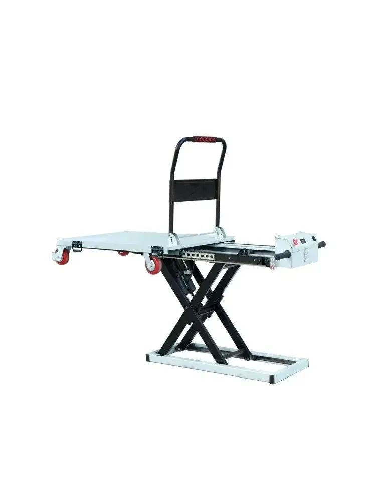 شاحنة يدوية متنقلة لرفع الرفع الهيدروليكي الكهربائي المحمول وتفريغ مقص البضائع