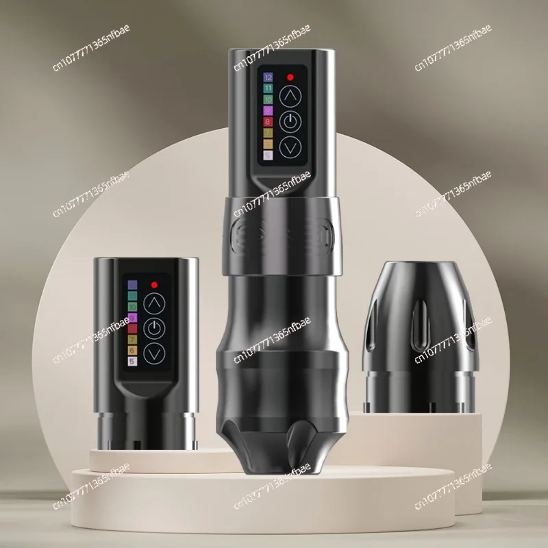 Wireless Tattoo Battery Pen - 2400mAh High-Capacity Multi-Function Tattoo Motor Machine