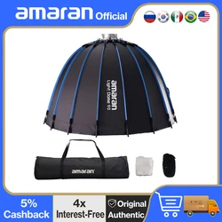 Amaran Light Dome 90 Quick-Setup Deep Parabolic Octagonal Softbox for Amaran 300c 150c 200xS 60xS by Aputure 300x 600x Pro