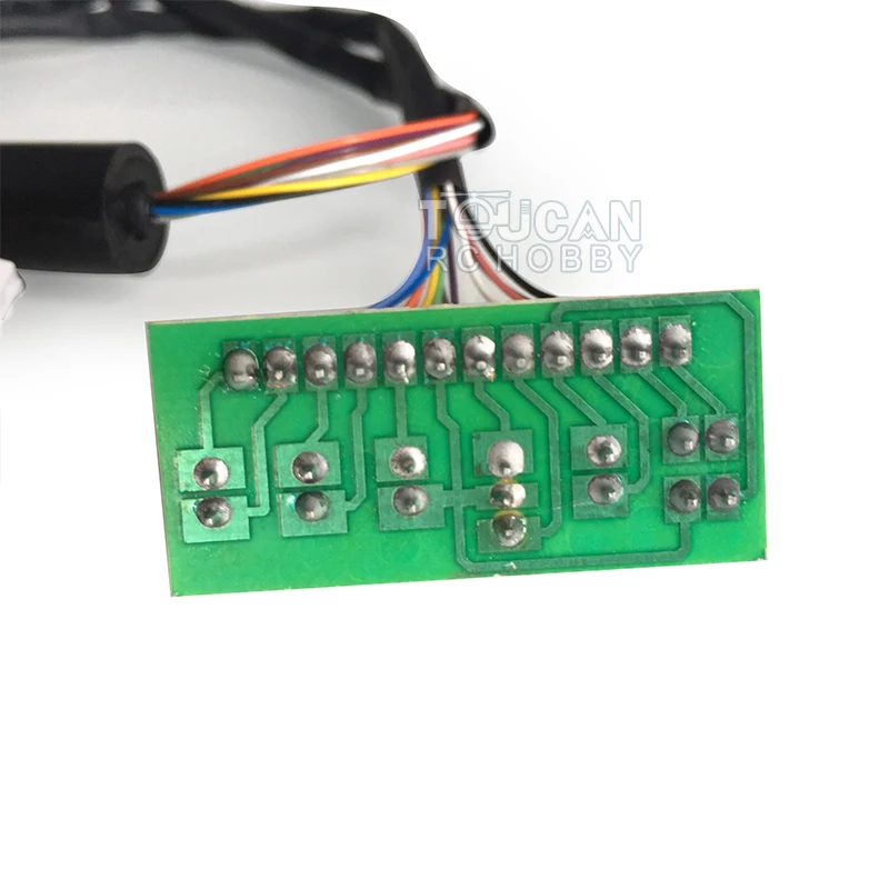 Anello di contatto elettrico per serbatoio HENG LONG RC 1/16 7.0 per Big Small 360 °   Ingranaggio rotante Accessori RC Giocattoli RC Modello TH18499