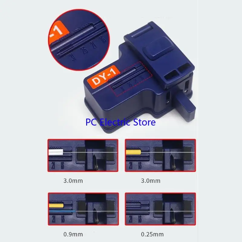 

Portable Fiber Optics Splicing Tool High Accuracy Cutting Ergonomic Plastic Body Instants Setups for Networkings F19C