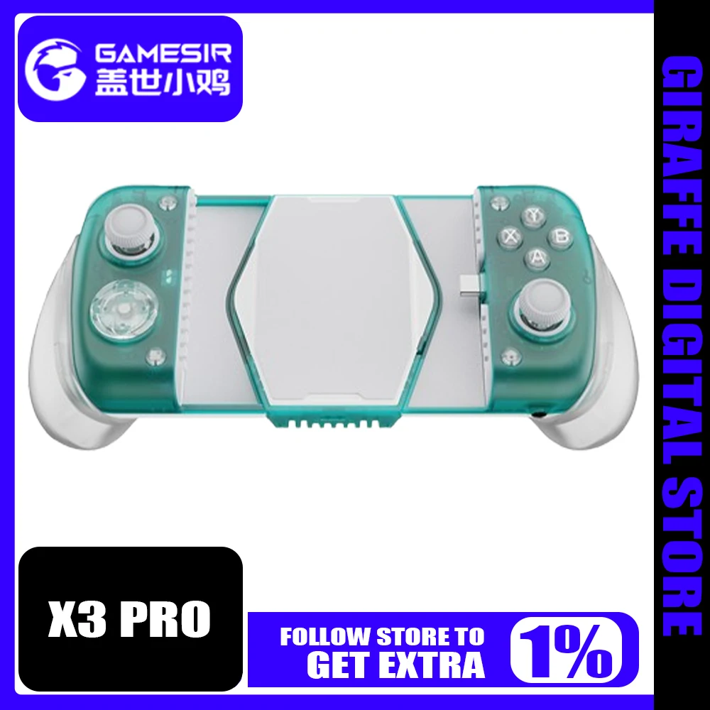 For Gamesir X3 Pro Gamepad Stretching Handle Dissipate Heat Gamepad Gaming Accessories Controller Gamer Gifts For Smartphone Man