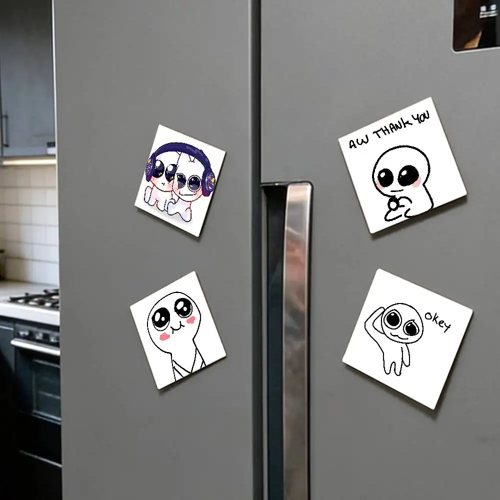T-b-h C-Creature Autism Meme Refrigerator Magnets Cute Cartoon Magnetic Personality Decorations Creative Gifts view 3