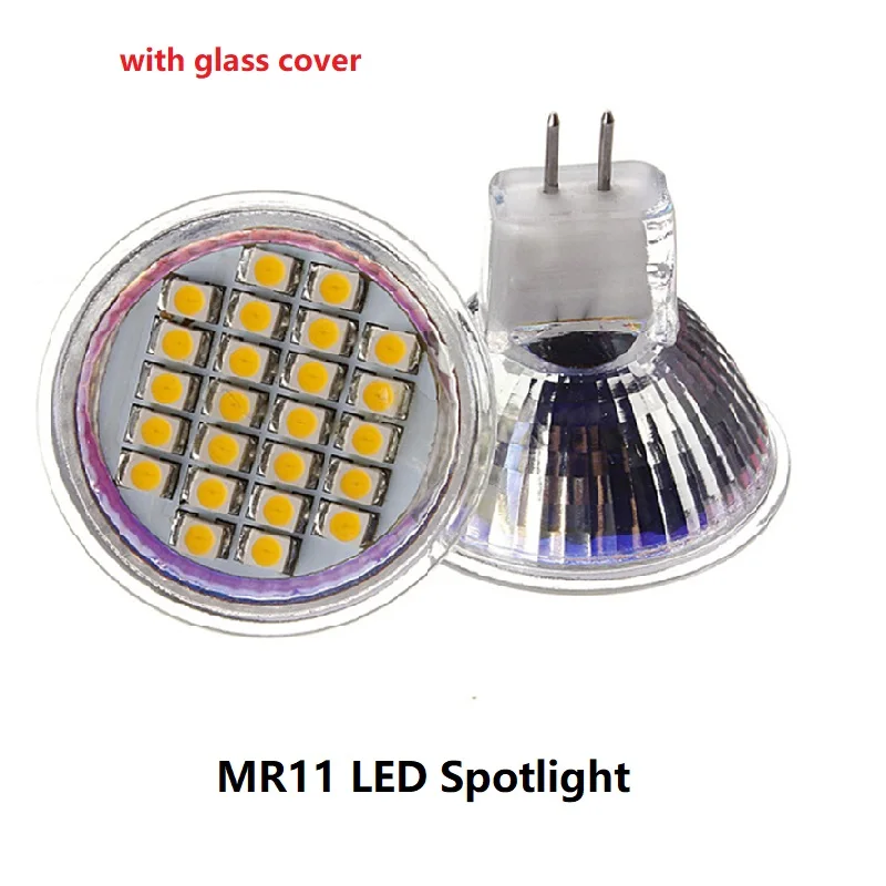 MR11 Led مصباح SMD3014 3 واط 5 واط 220 فولت 18 المصابيح 27leds لمبة إضاءة صغيرة الزجاج قذيفة الأضواء فندق هيتشين ديكور فني المنزل الإضاءة 1 قطعة