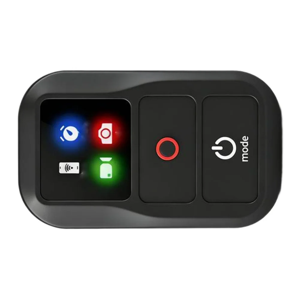 For Insta360 X5 Compatible Remote Control LED Working Mode Display 4x2x6cm ABS Body Waterproof 2m 60m Distance