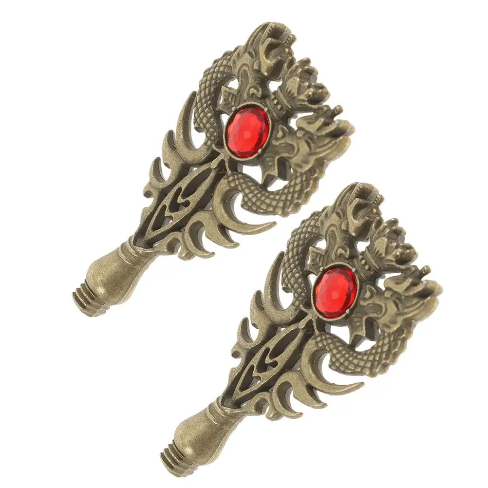 

2 Pcs Wax Seal Stamp Handle Tools Wedding Handles Invitation DIY Zinc Alloy Replacement for