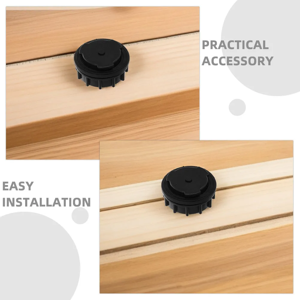 3Pcs Garbage Bin Stoppers Leakproof Outdoor Trash Can Drain Plugs Replacement Insert Parts for Large Capacity Bins Weather
