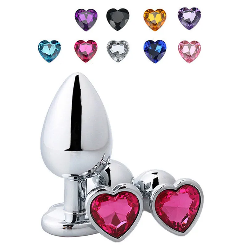 Anal Plug Sex Toys Mini Round Shaped Metal Stainless Smooth Toys For Women Adult Men Butt Plug Stainles Steel Anal Plug Anal Toy