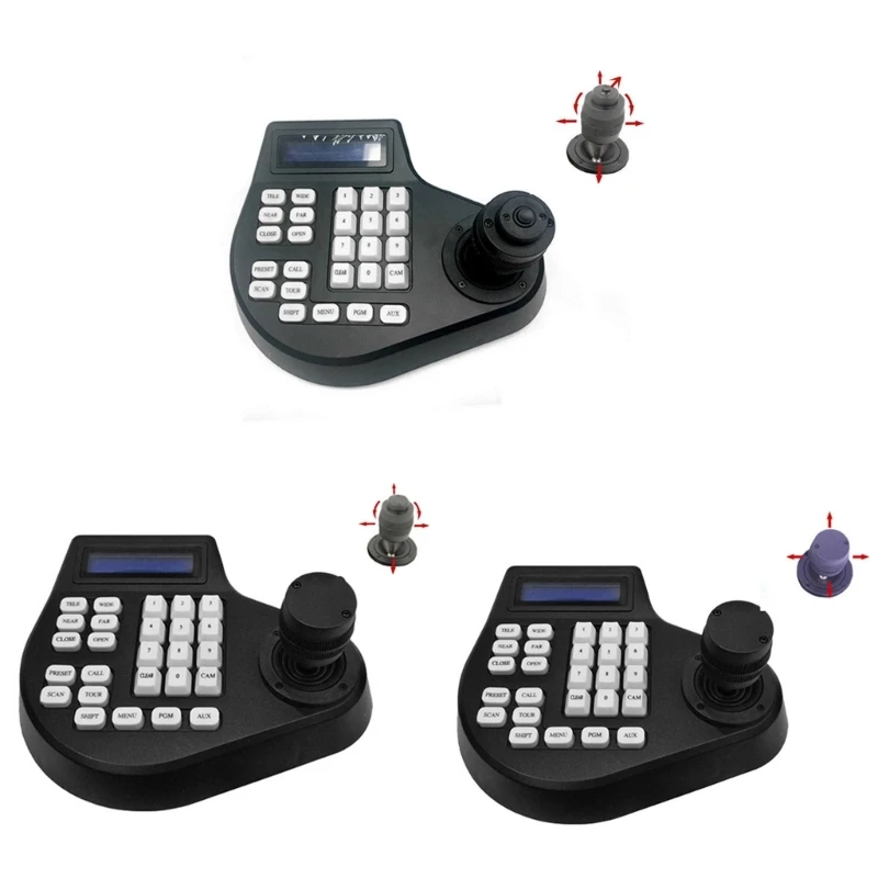 New 4D 3D PTZ Camera Controller With Joystick For Security Surveillances System