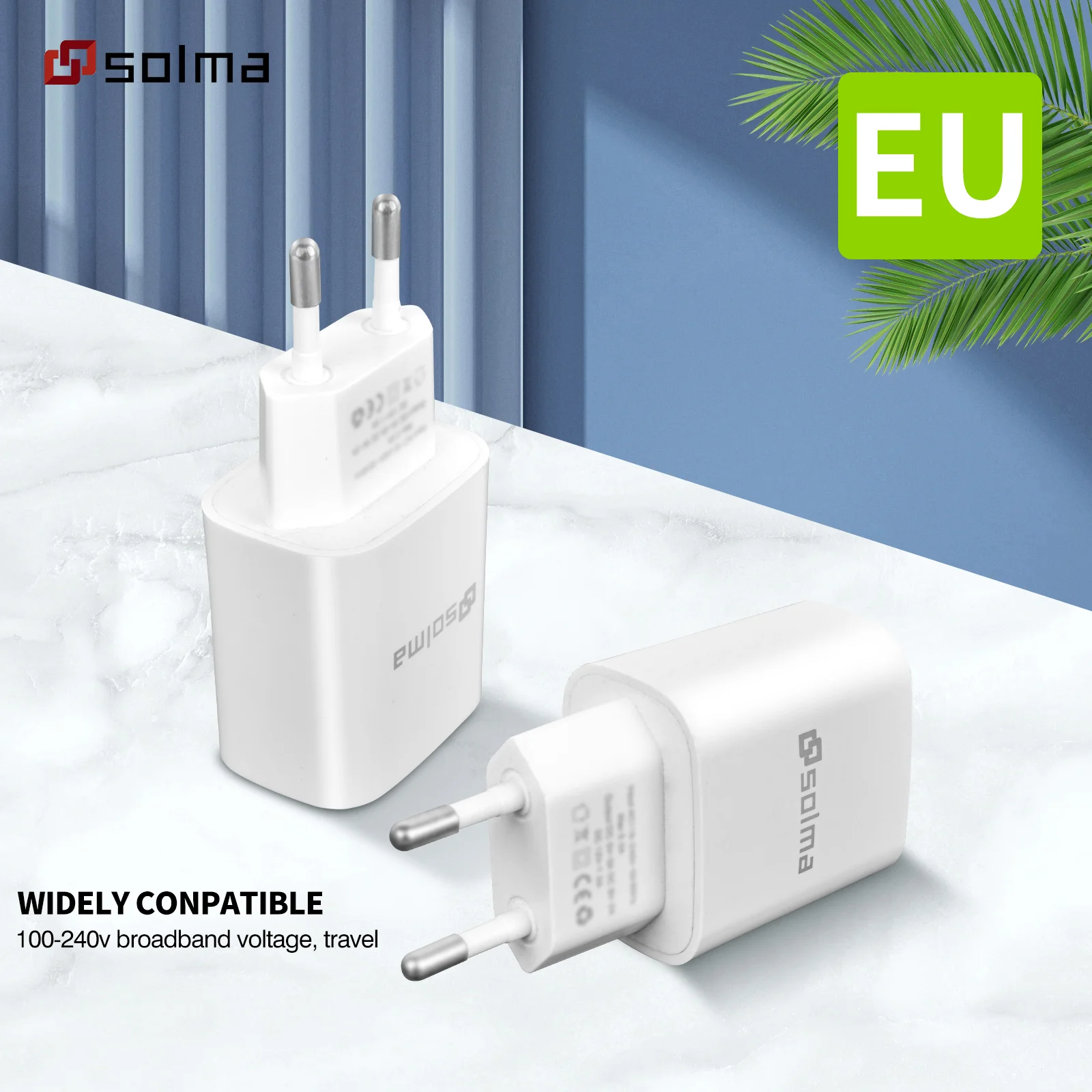 18W QC 3.0 USB Adapter Fast Charging Wall Charger Compatible With Multi -phone Series Quick Charger