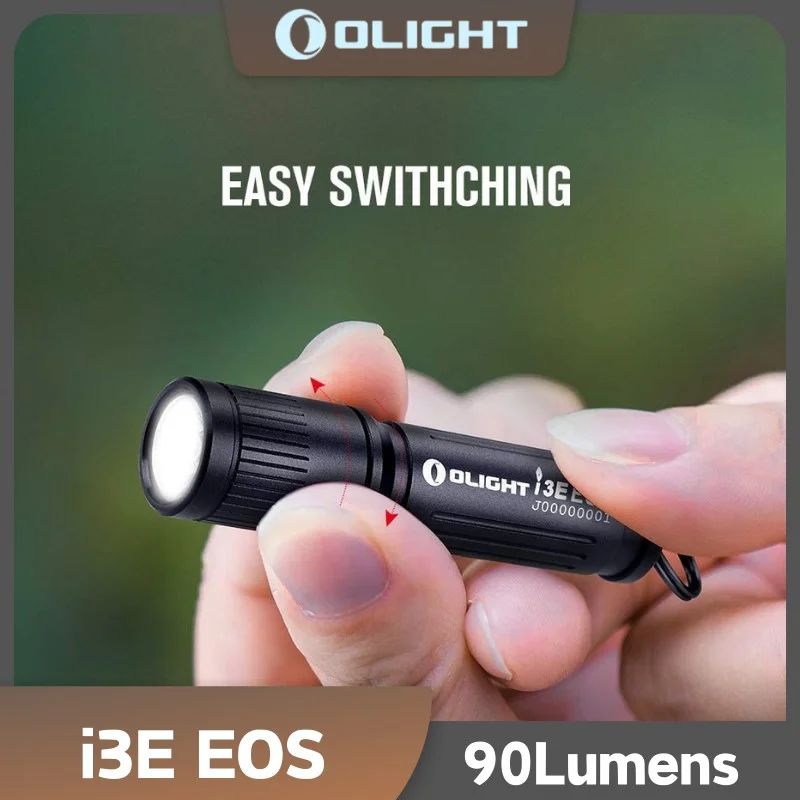 Olight i3E EOS EDC Keychain Flashlight With AAA Battery Portable WaterProof Mini Troch Light