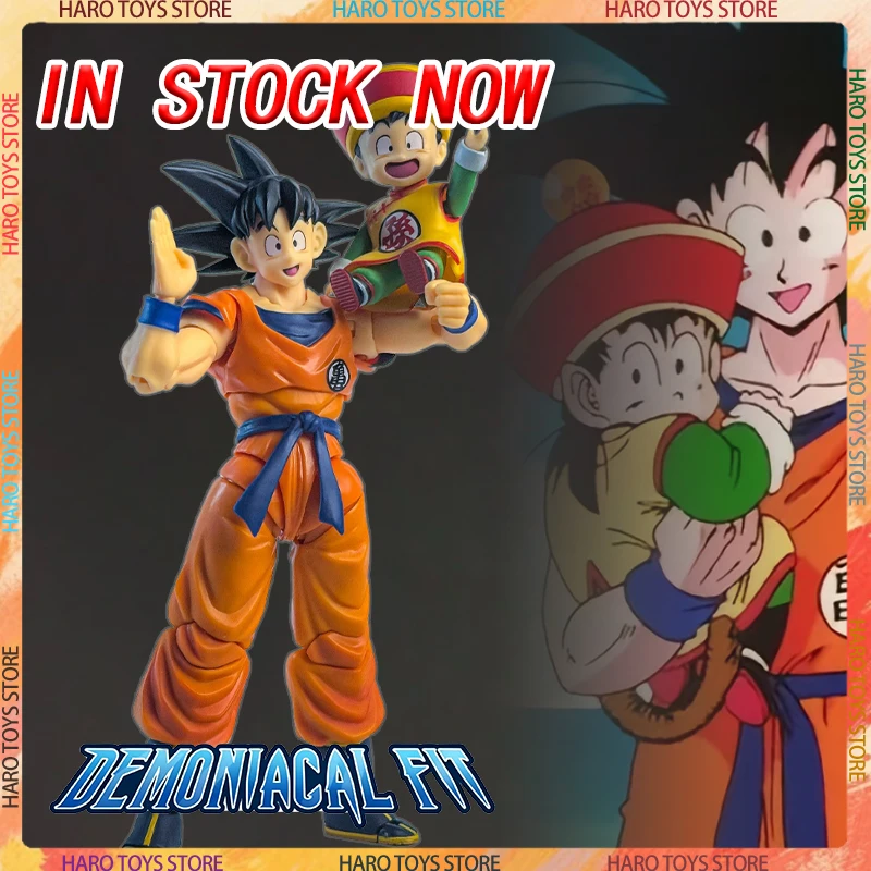 

Demoniacal Fit SHF Son Goku Son Gohan Father And Son The Unbreakable Bond Dragon Ball Super Saiy Anime Action Figure Toys Gifts