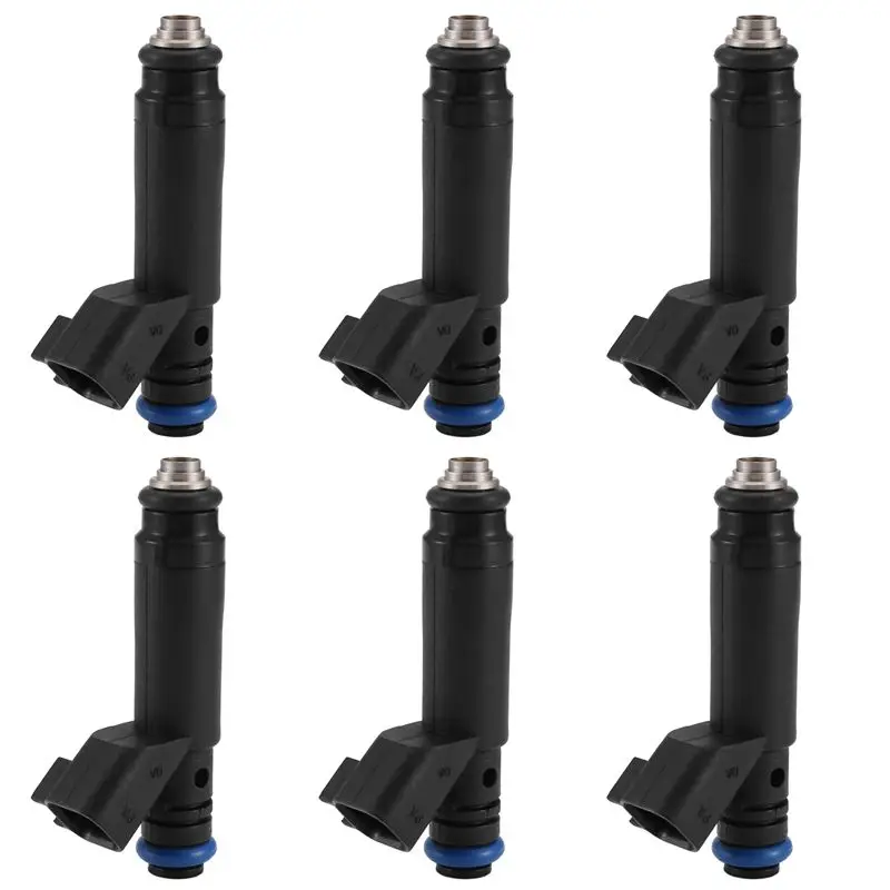 

Простой комплект из 6 новых топливных форсунок XF2E-C4B XF2EC4B для Ford Mustang Windstar 1999-2004 3.8L 3.9L V6