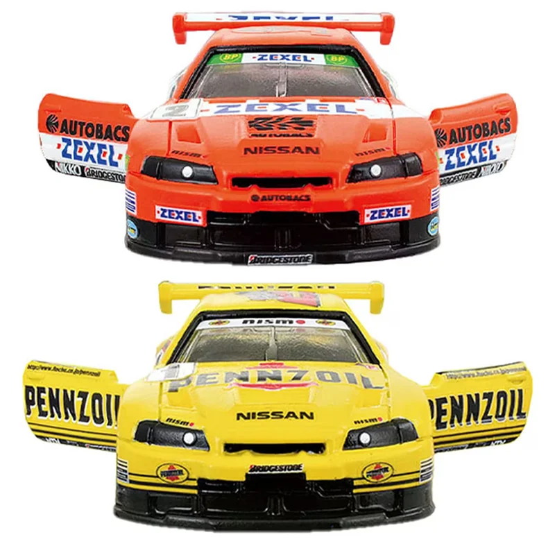 TAKARA TOMY Tomica Premium Nissan GTR 32 Skyline Racing Lega Diecast Collezione di Auto Modello Giocattoli per Bambini Ragazzi