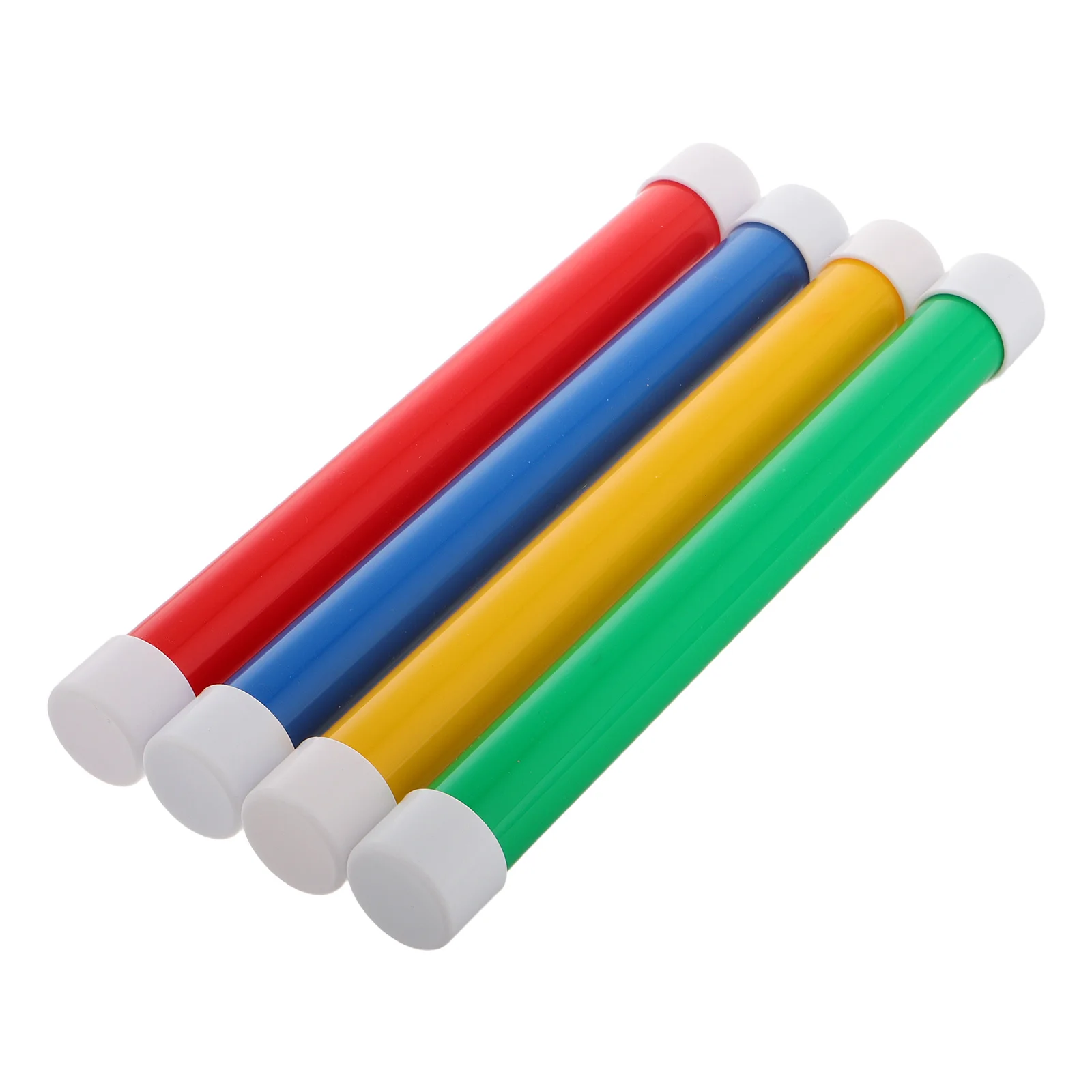 4pcs Sensory Integration Training Equipment Relay Rod Sticks Easy Grip For School Pe Class Outdoor Activities Ground