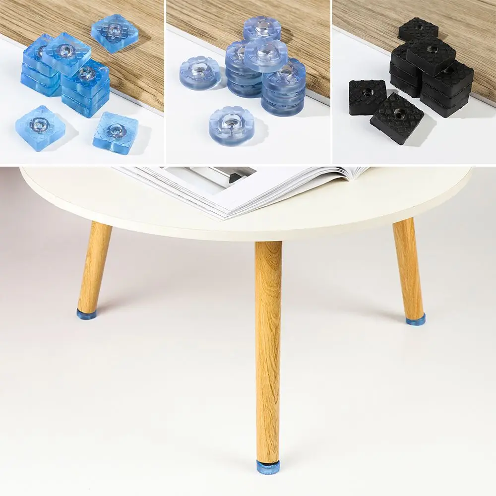 10pcs High Quality Rubber Non-slip Chair Leg Caps Feet Pads Sofa Foot Covers Floor Furniture Legs Non-noise Protector Pad