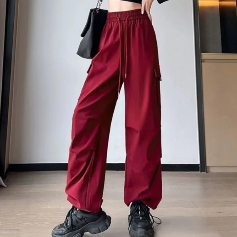 Bf Pants for Women Retro Solid Casual College Girls Cool Outwear All-match 6 Colors Autumn Winter Ulzzang Full Length Popular