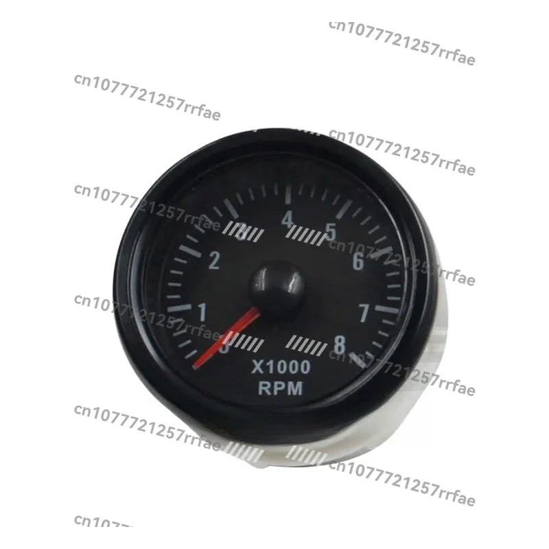 2-Inch 52mm electronic tachometer for use with 0-8000 RPM LED displays