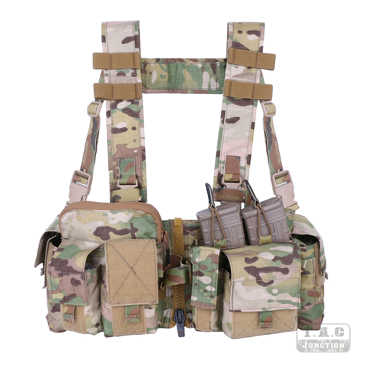 Emersongear Tactical UW Chest Rig Split Front 5th Gen Hunting Vest H Harness + Pouches For Shooting Hunting