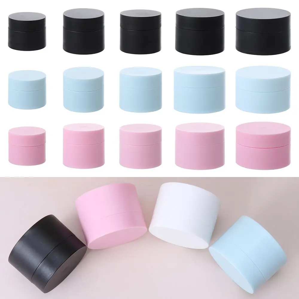 1Pcs Colorful Cosmetic Plastic Box Travel Bottle Empty Box Makeup Jar Empty Container Cream Jar