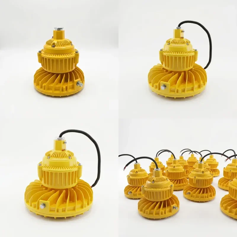 20-200W Round LED Explosion Proof Light for Zone 1 Zone 2 Hazardous Areas Oil Gas Chemical Industry 5 Year Warranty