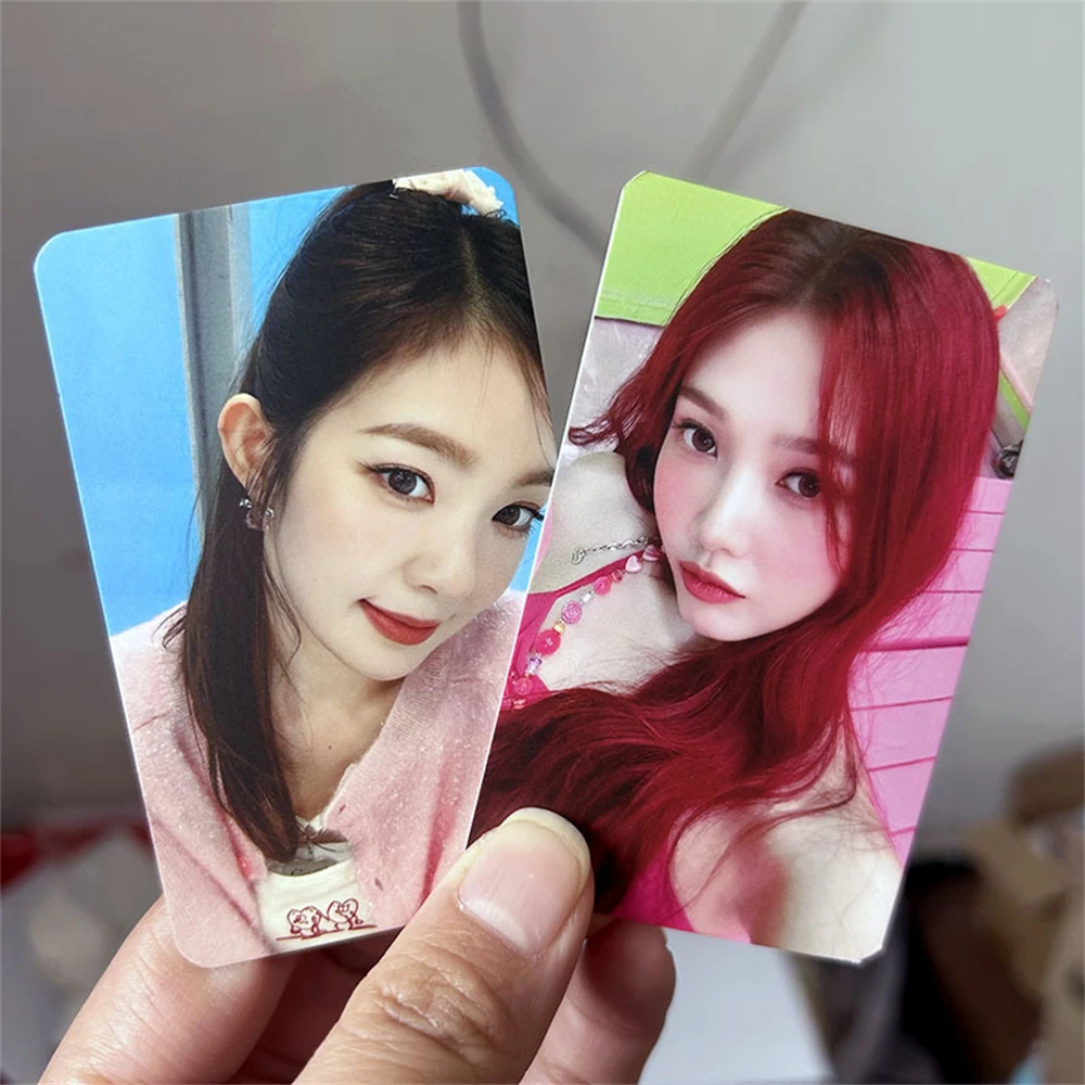 5 unids/set KPOP RedVelvt 2025 SMTOWN tarjetas fotográficas Irene WENDY Joy Yeri SeulGi miembro postal tarjetas Lomo de doble cara colección de Fans