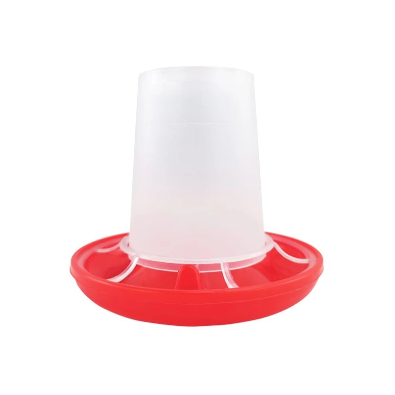 Baby Chick Feeder Waterer for Poultry Feeding for Up to 6 Chicks Safe Plastic Easy to Clean Practical for Brooder