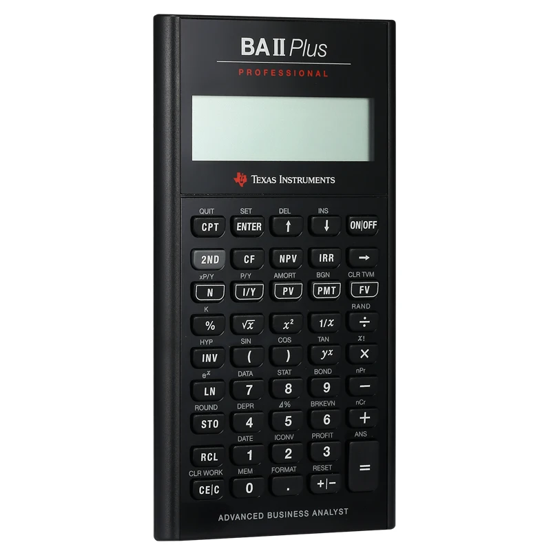 

Ti BAII Plus Professional CFA 10 Digits Led Calculatrice Calculadora Financial Calculations Students Financial Calculator