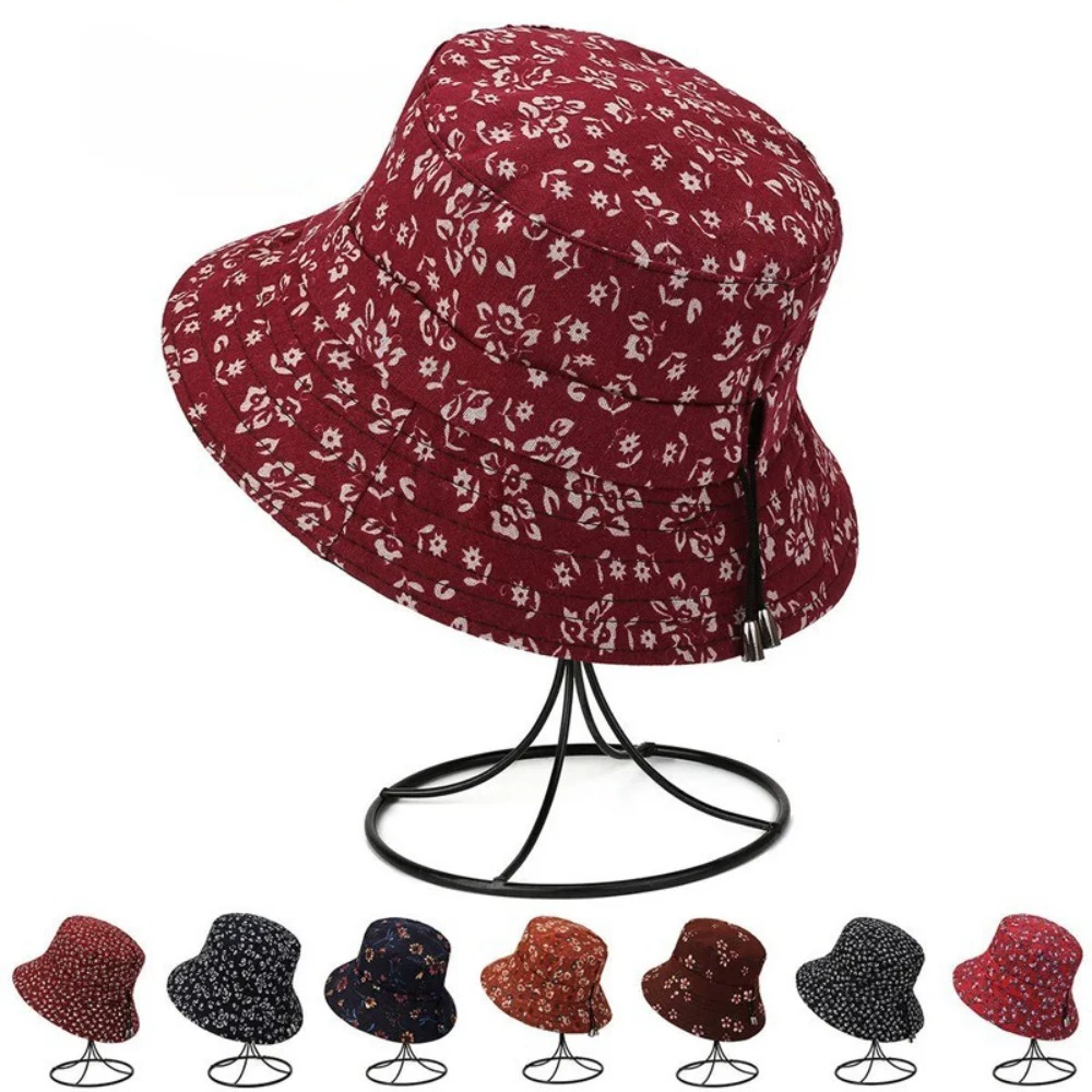 قبعة دلو عصرية عصرية مضادة للأشعة فوق البنفسجية ومضادة للشمس قبعة واقية من الشمس مقاومة للماء وقابلة للتنفس للشاطئ لكبار السن