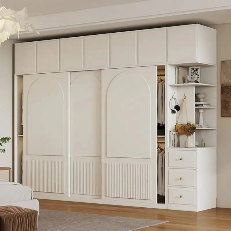 

Sliding Doors Adults Wardrobes Hanging Clothes Organizer Bedroom Wardrobe Closet Space Saving Ropero Armable Furniture Home