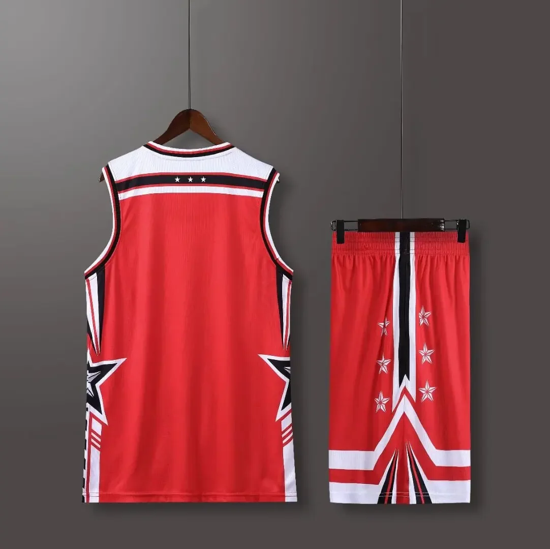 NEW 24 25 Men\'s sports kit Light Fans Basketball Jerseys Men and kids game team Short sleeve uniform training Vest and shorts