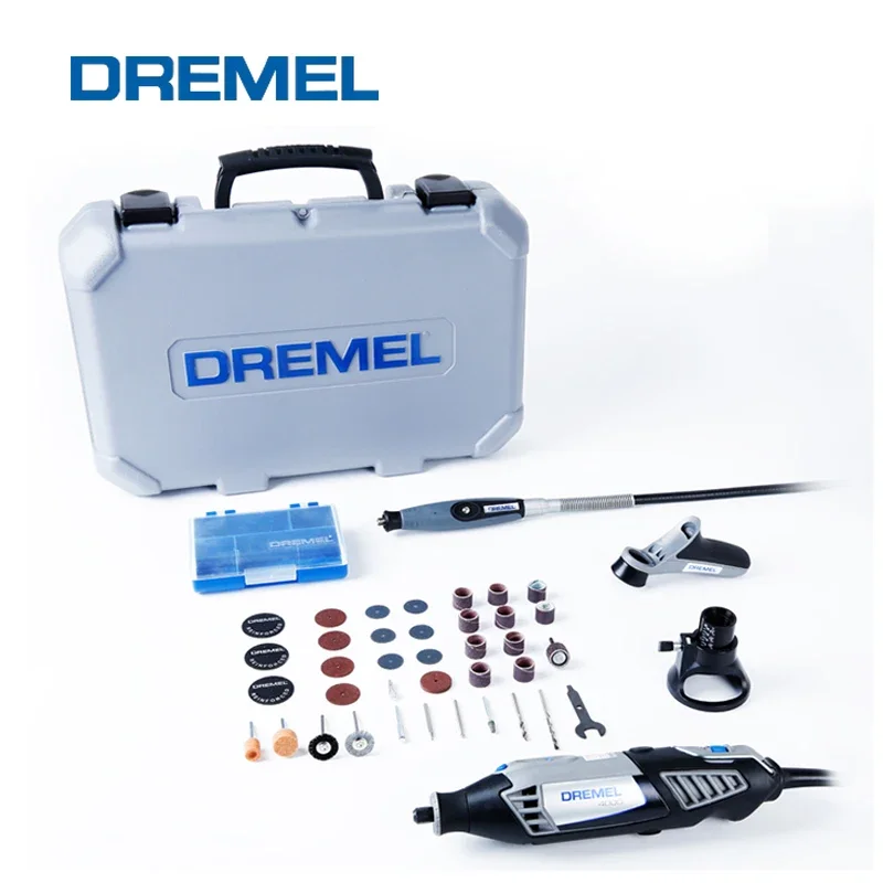 Dremel 4000-3/36 High Performance Rotary Tool Kit 3 Attachments & 36 Accessories for Wood Metal Electric Grinder Sander Engraver