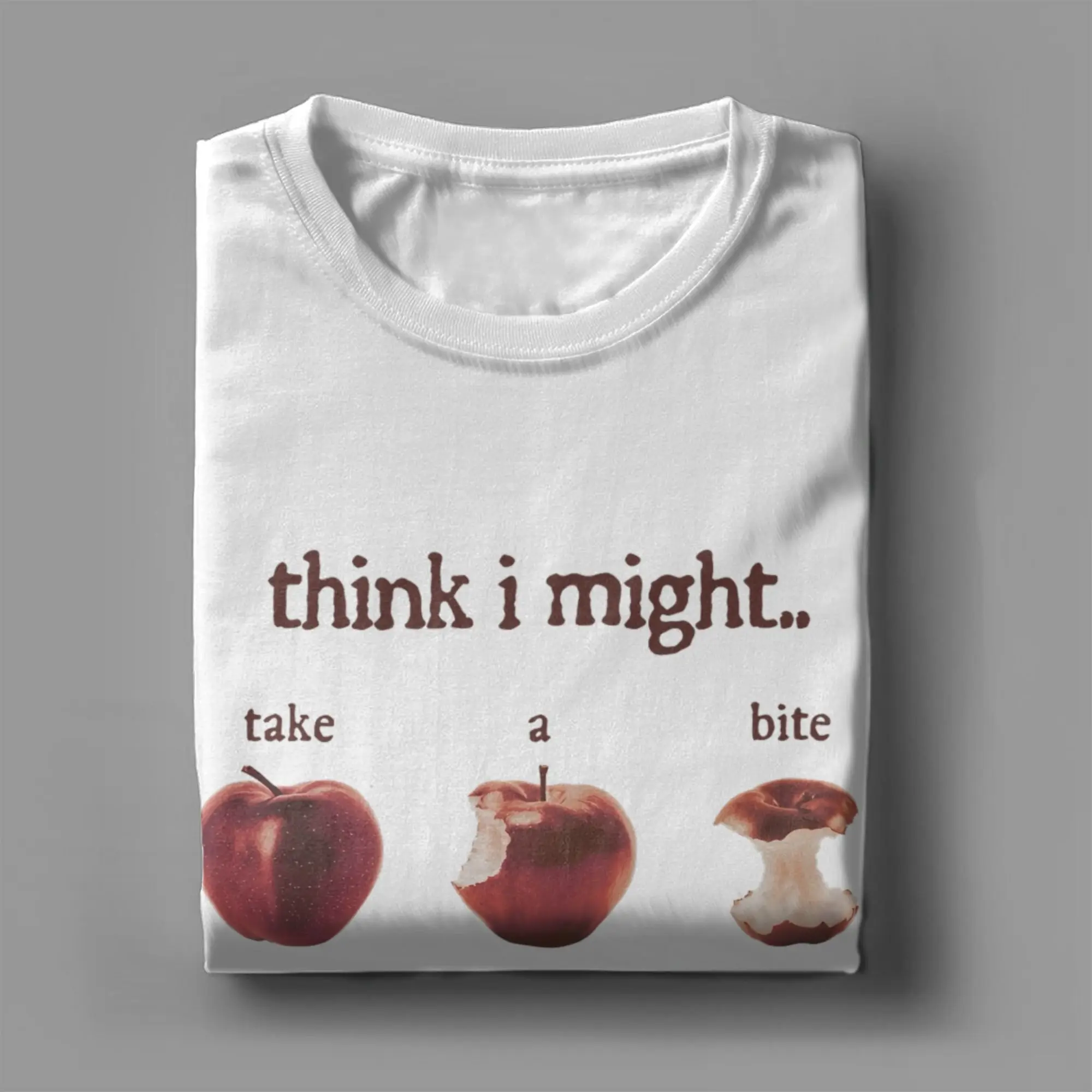 Beabadoobee Take A Bite T Shirt Summer  100 Cotton T Shirts For Adult Popular Pattern Tshirt Short-Sleeve Street Style Tops